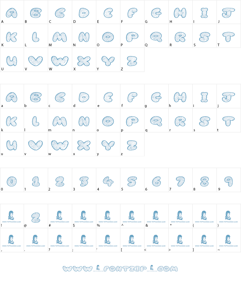 Cartoon Madness Font Character